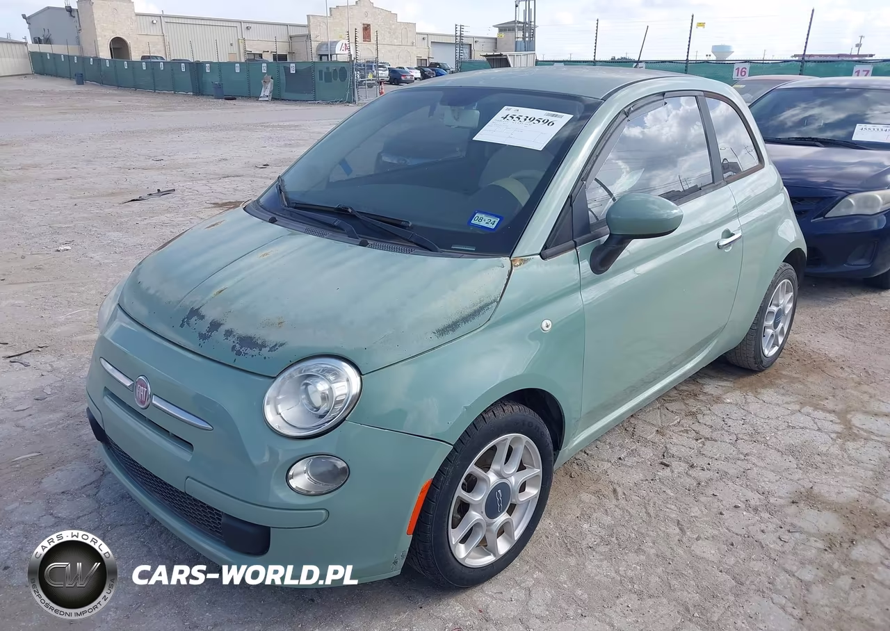 2012 Fiat 500 Pop VIN:3C3CFFAR7CT194789 - 2