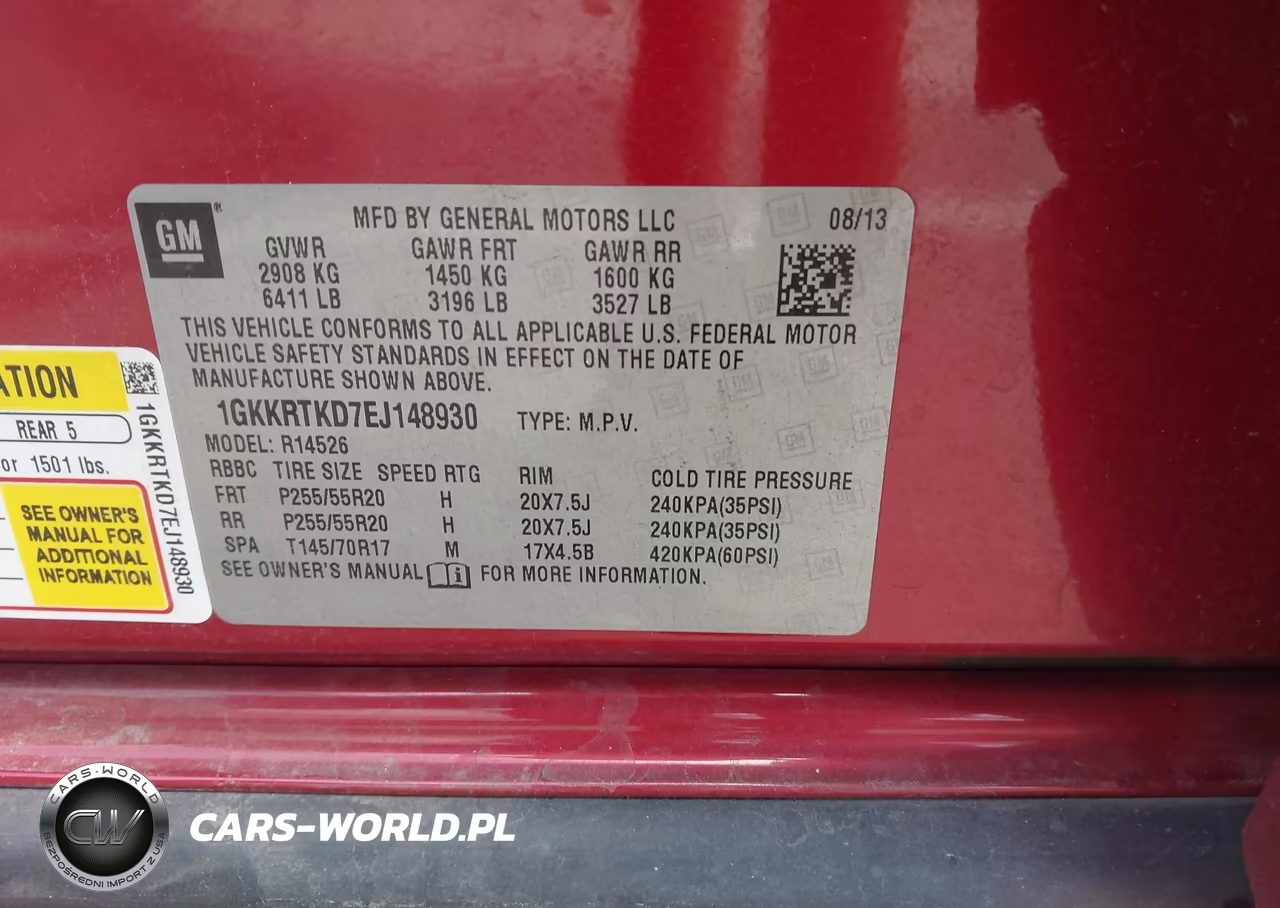 2014 GMC Acadia Denali VIN:1GKKRTKD7EJ148930 - 9
