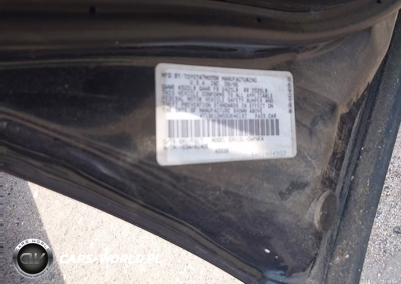 1995 Toyota Camry Le VIN:4T1SK12W5SU646197 - 9
