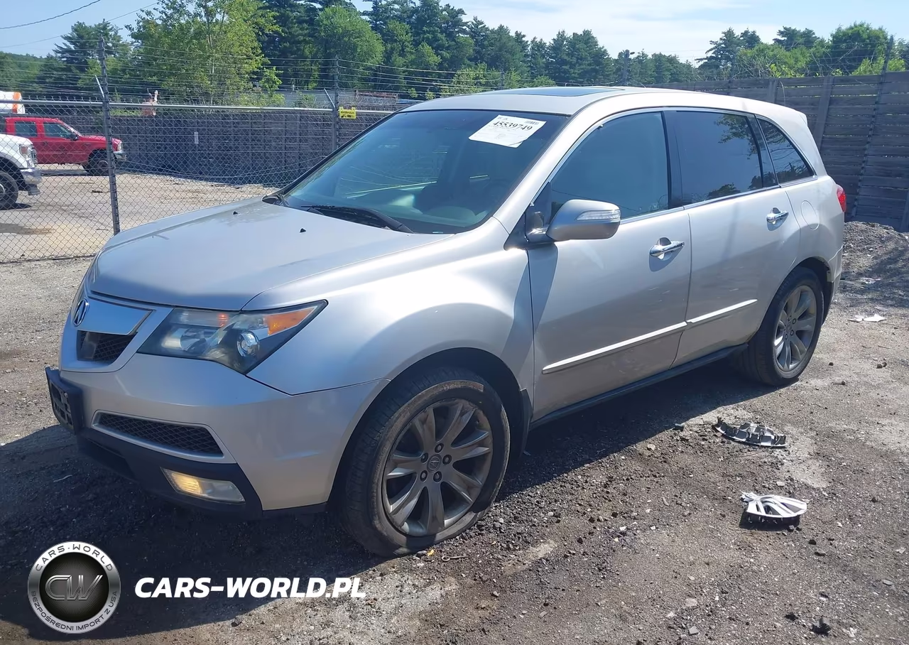 2012 Acura Mdx Advance Package VIN:2HNYD2H67CH504115 - 2