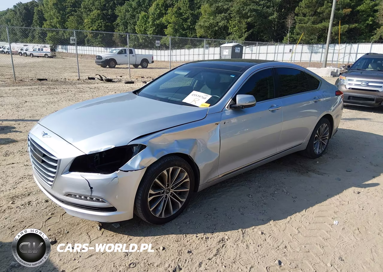 2017 Genesis G80 3.8 VIN:KMHGN4JE5HU188595 - 2