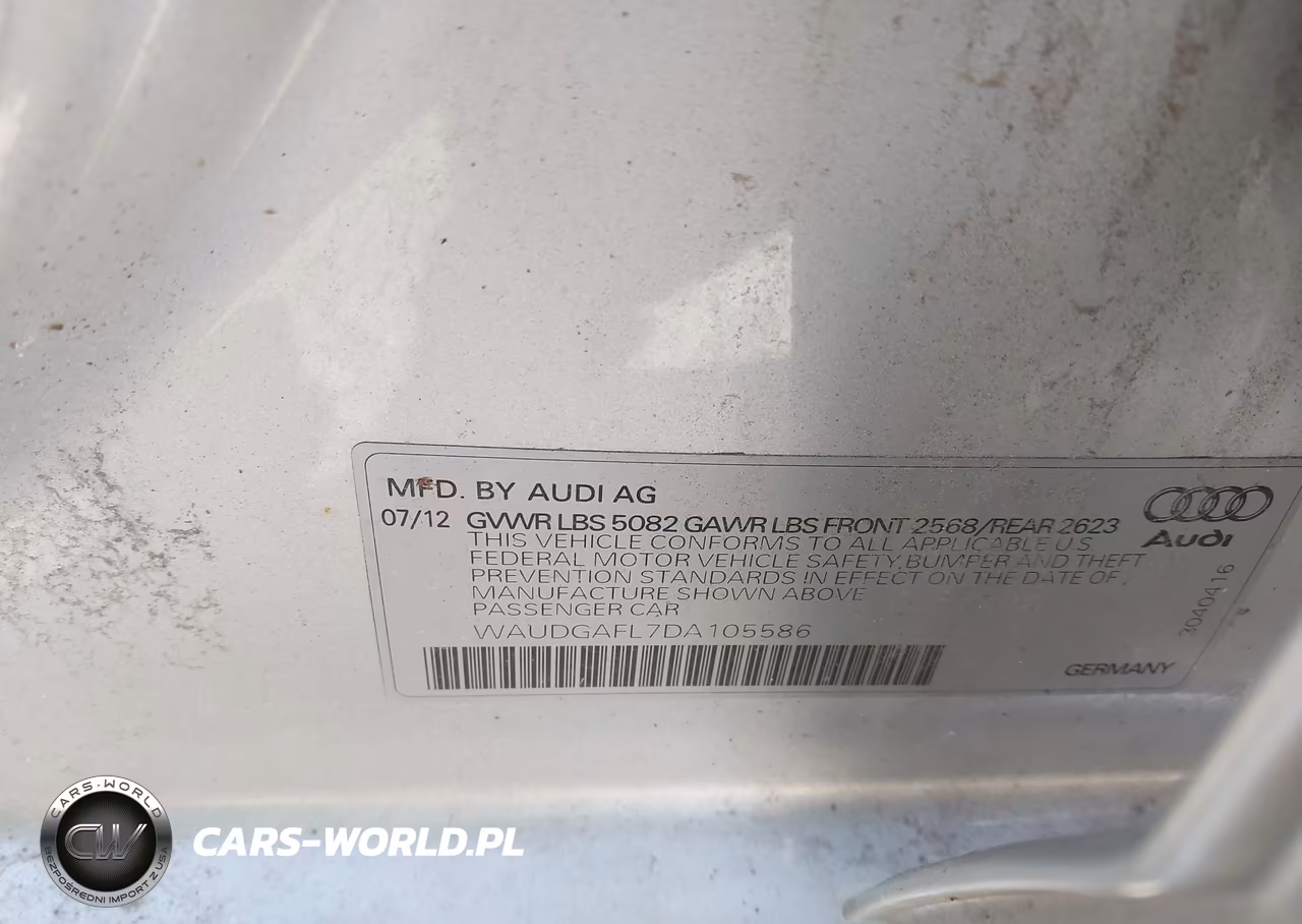 2013 Audi S4 3.0T Premium Plus VIN:WAUDGAFL7DA105586 - 9