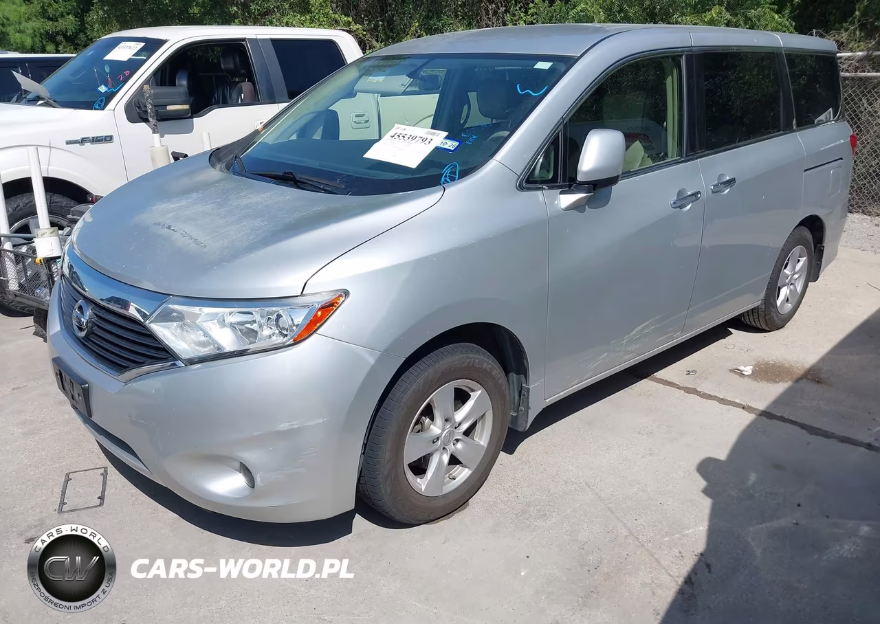 2012 Nissan Quest Sv VIN:JN8AE2KP2C9047594 - 2