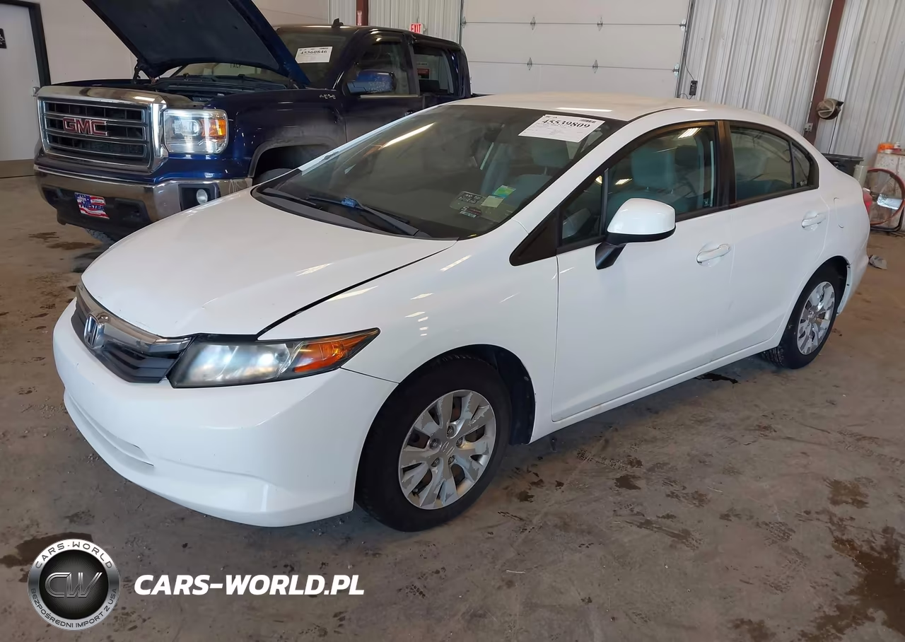2012 Honda Civic Lx VIN:19XFB2F50CE053103 - 2