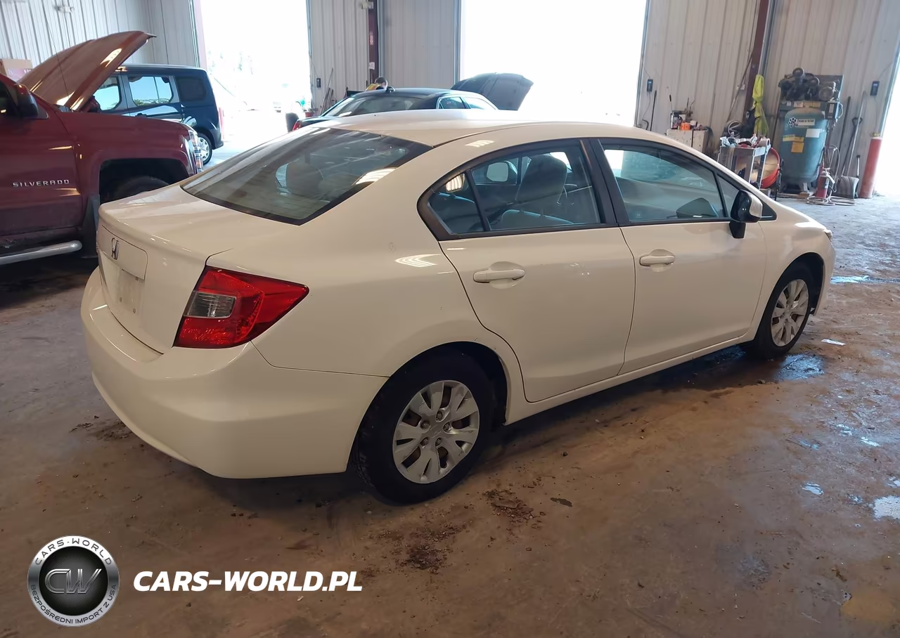 2012 Honda Civic Lx VIN:19XFB2F50CE053103 - 4