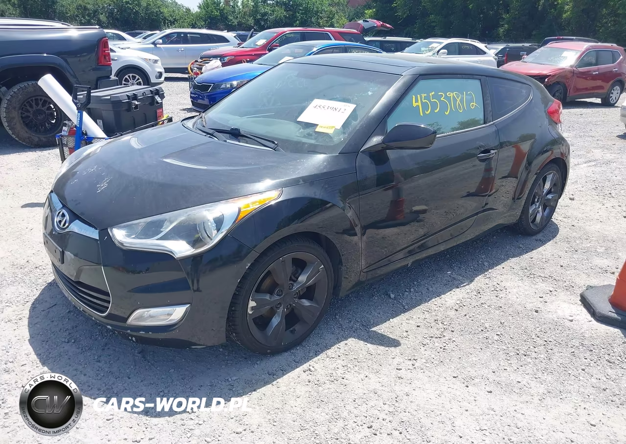 2012 Hyundai Veloster Base W-Gray VIN:KMHTC6AD0CU076206 - 2