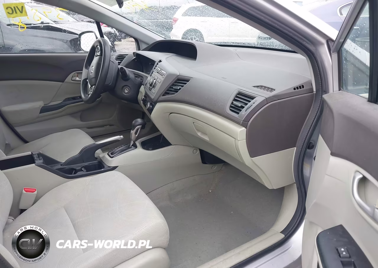 2012 Honda Civic Lx VIN:19XFB2F5XCE088456 - 5