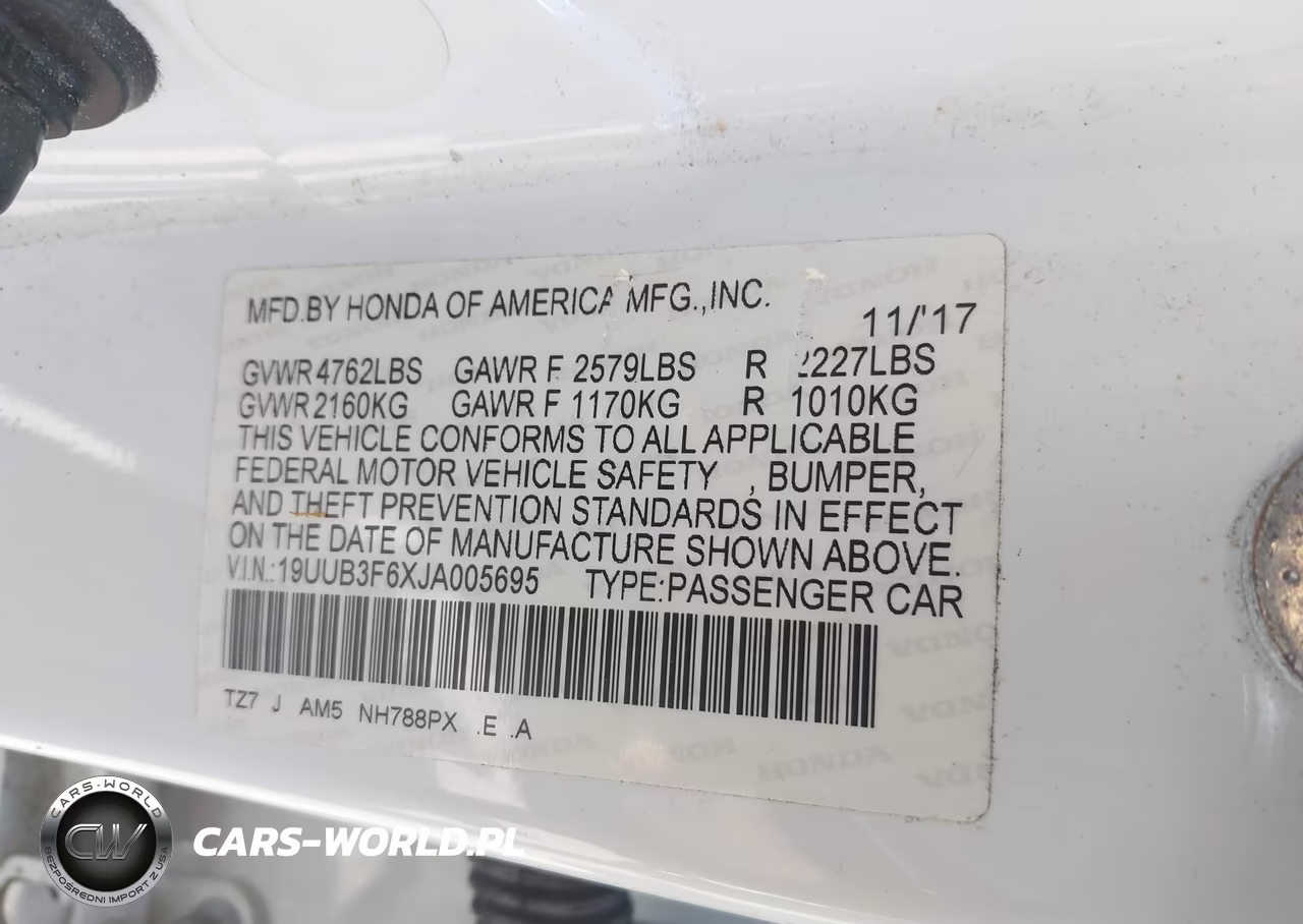 2018 Acura Tlx Tech A-Spec Pkgs VIN:19UUB3F6XJA005695 - 9