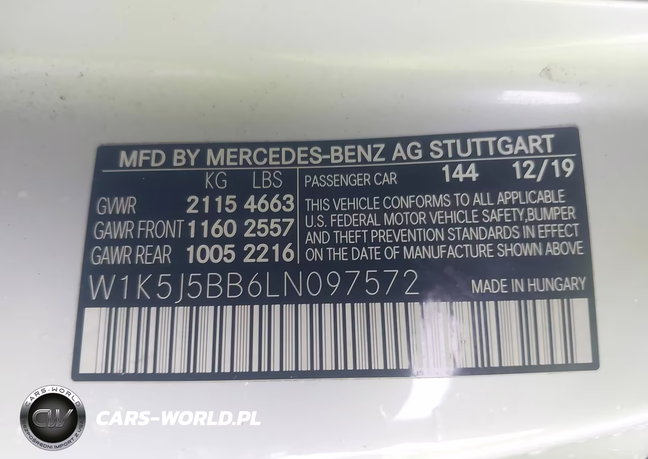 2020 Mercedes-Benz Amg Cla 35 4Matic VIN:W1K5J5BB6LN097572 - 9