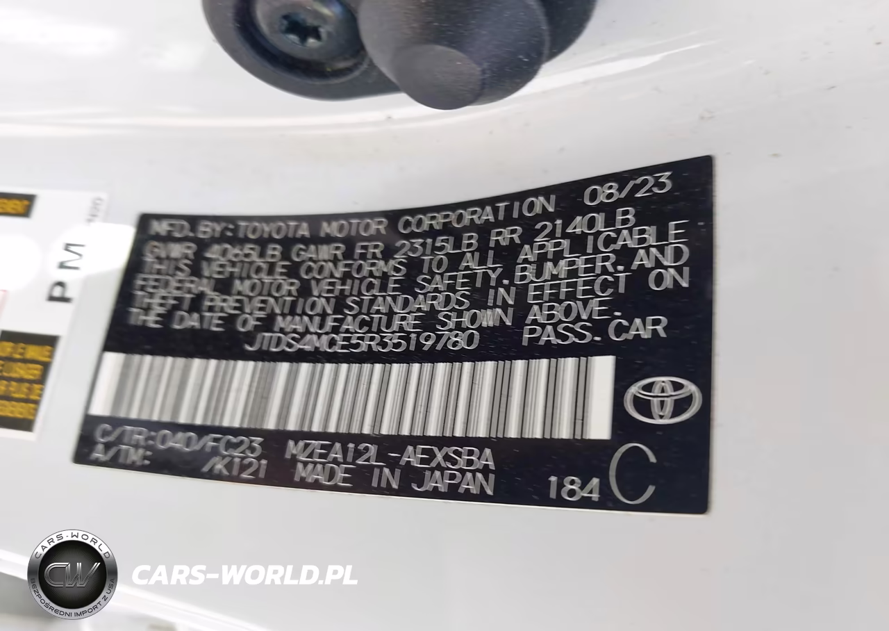 2024 Toyota Corolla Se VIN:JTDS4MCE5R3519780 - 9