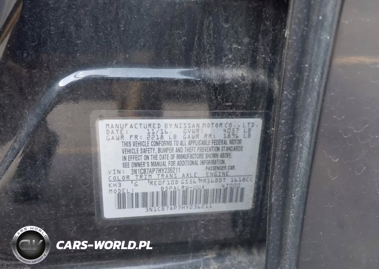 2017 Nissan Sentra Sr Turbo VIN:3N1CB7AP7HY236211 - 9
