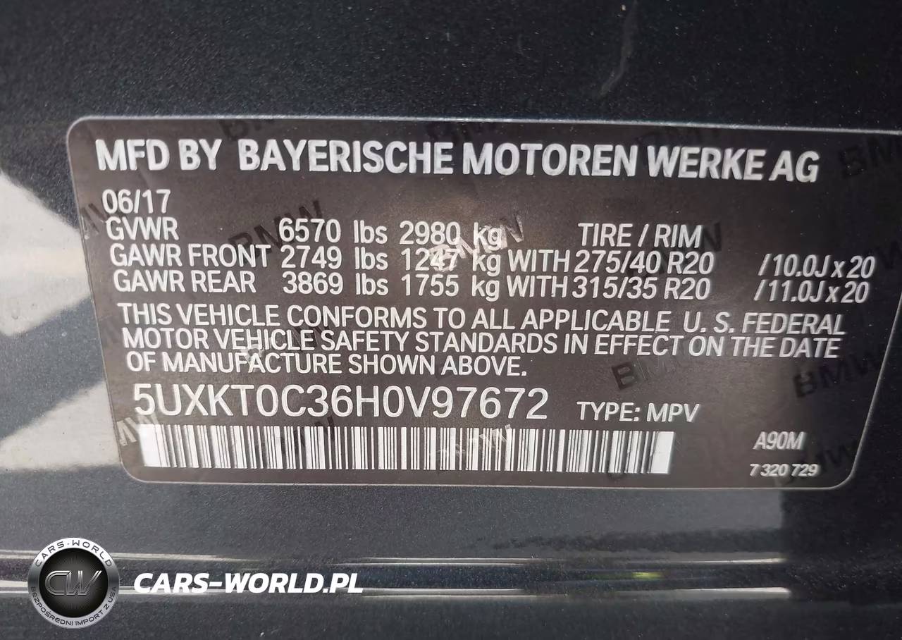 2017 BMW X5 Edrive xDrive40E Iperformance VIN:5UXKT0C36H0V97672 - 9
