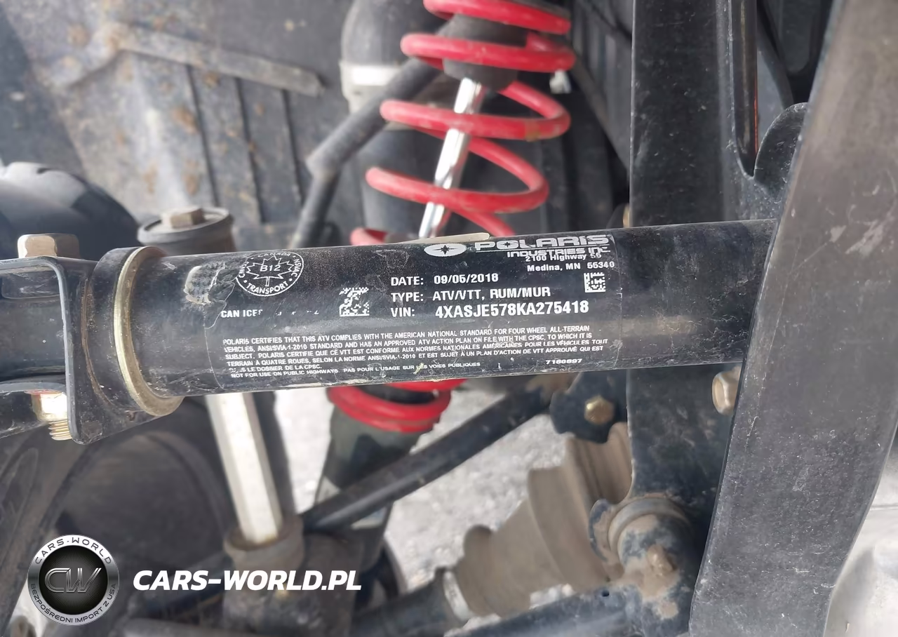2019 Polaris Sportsman Touring 570 Sp VIN:4XASJE578KA275418 - 10
