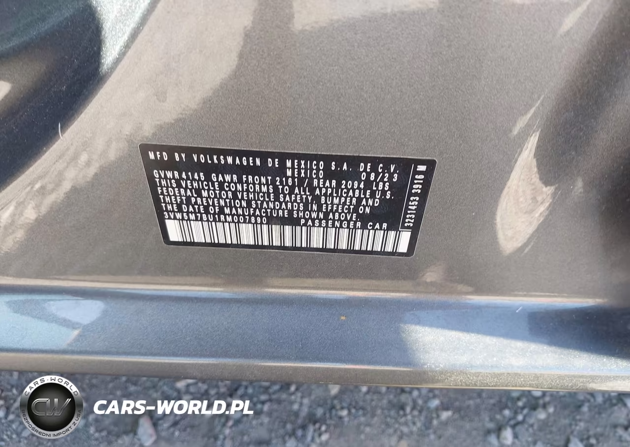 2024 Volkswagen Jetta 1.5T S VIN:3VW5M7BU1RM007890 - 9