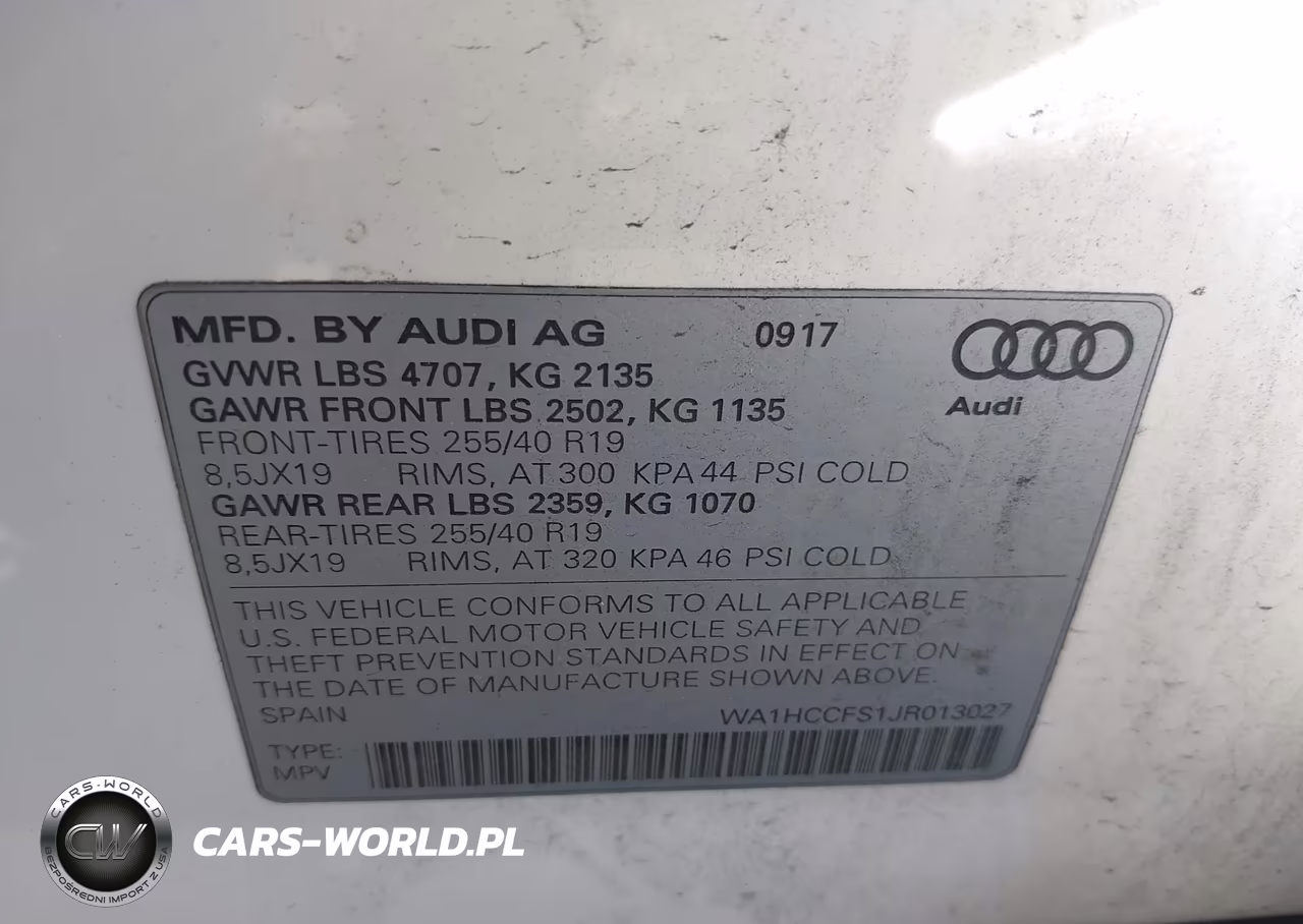 2018 Audi Q3 2.0T Premium-2.0T Sport Premium VIN:WA1HCCFS1JR013027 - 9