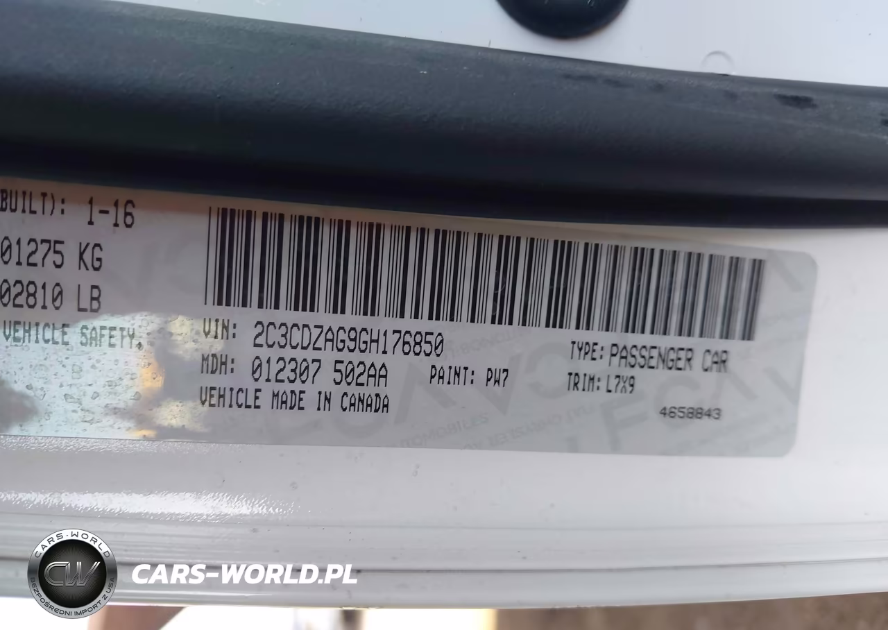 2016 Dodge Challenger Sxt VIN:2C3CDZAG9GH176850 - 9