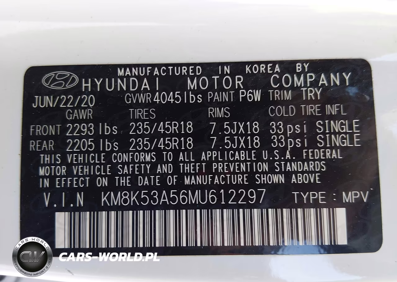 2021 Hyundai Kona Ultimate VIN:KM8K53A56MU612297 - 9