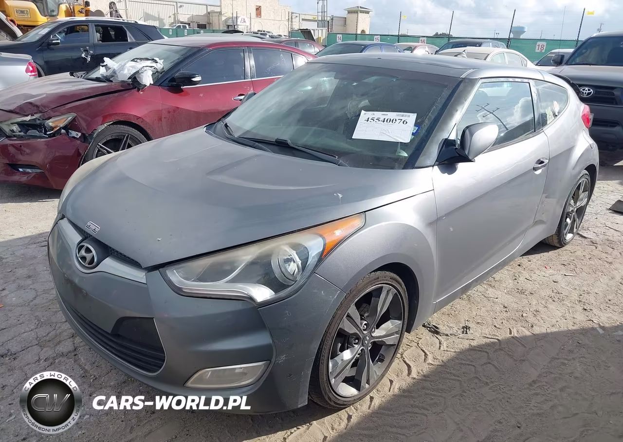 2016 Hyundai Veloster VIN:KMHTC6AD2GU248628 - 2