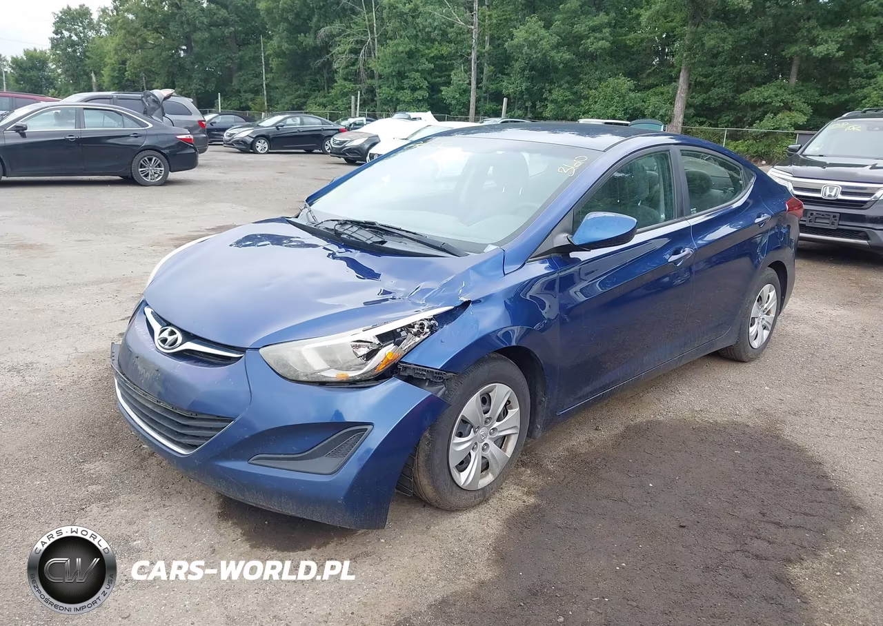 2016 Hyundai Elantra Se VIN:5NPDH4AE7GH736006 - 2
