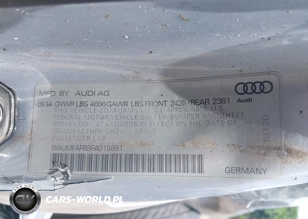 2015 Audi A5 2.0T Premium VIN:WAUMFAFR8FA015891 - 9