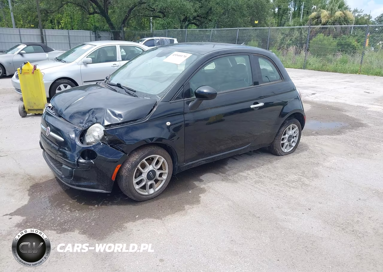 2015 Fiat 500 Pop VIN:3C3CFFAR2FT549873 - 2