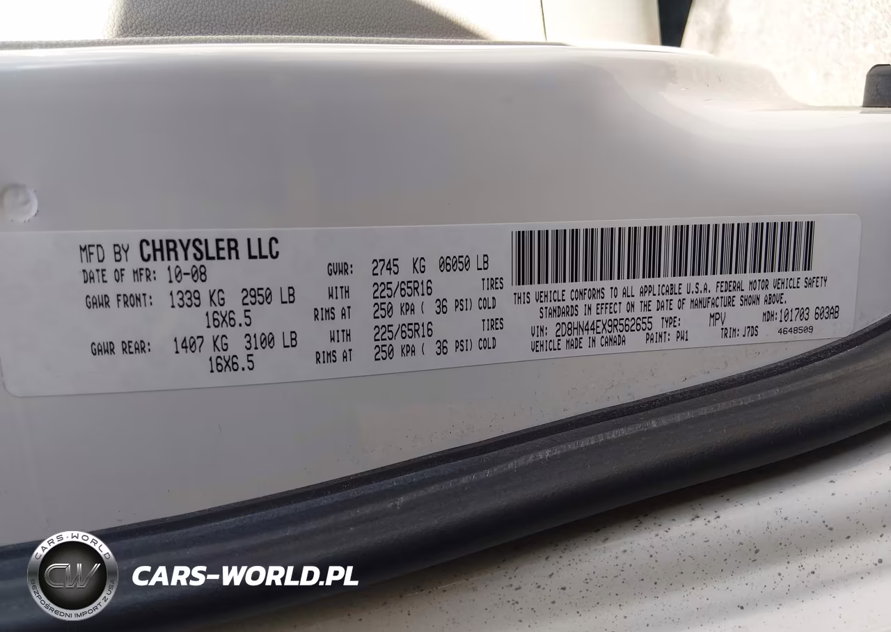 2009 Dodge Grand Caravan Se VIN:2D8HN44EX9R562655 - 9