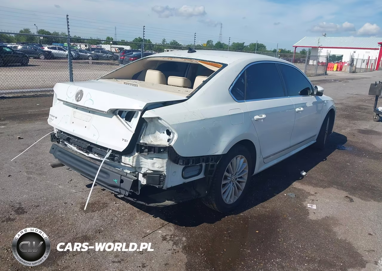 2017 Volkswagen Passat 1.8T Se VIN:1VWBT7A35HC023640 - 4