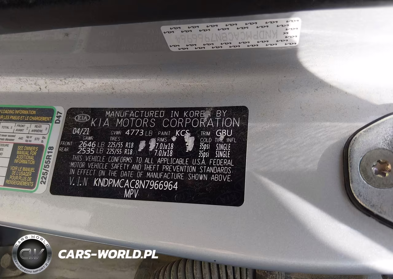2022 Kia Sportage Lx VIN:KNDPMCAC8N7966964 - 9