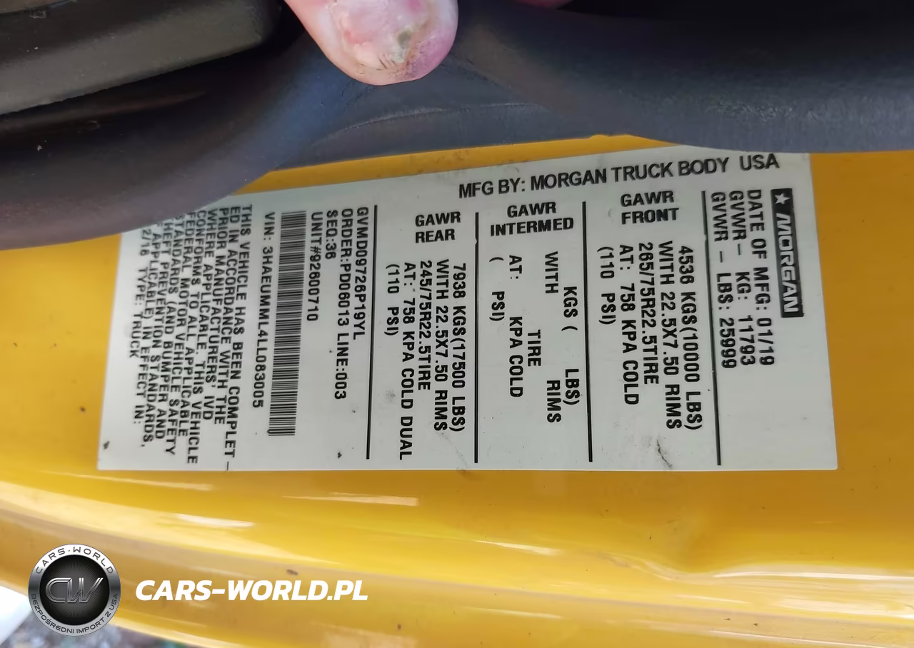2020 International Mv VIN:3HAEUMML4LL083005 - 8