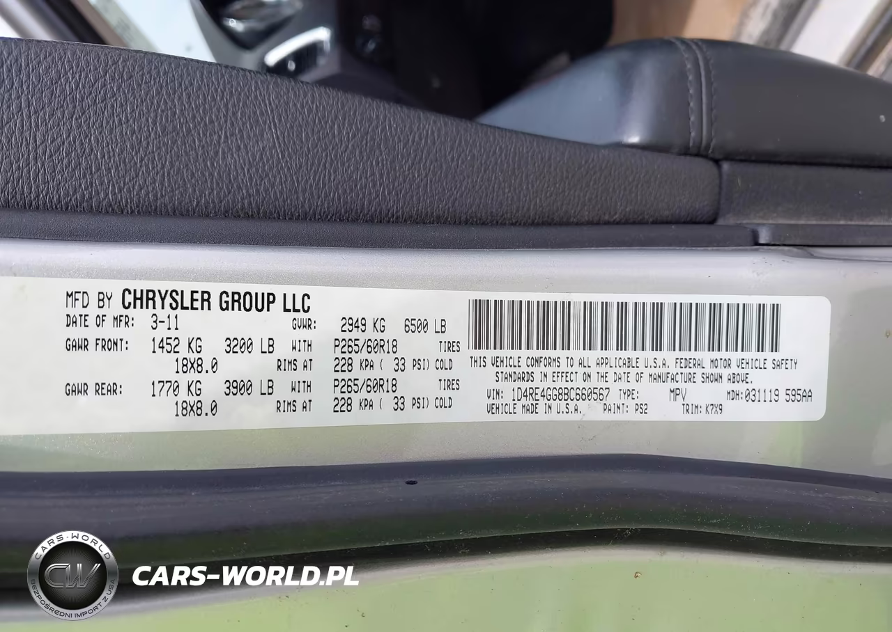 2011 Dodge Durango Crew VIN:1D4RE4GG8BC660567 - 9