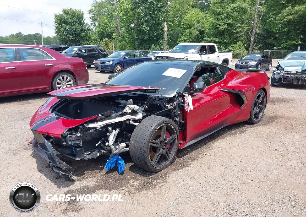2022 Chevrolet Corvette Stingray Rwd 3Lt VIN:1G1YC3D40N5119565 - 2