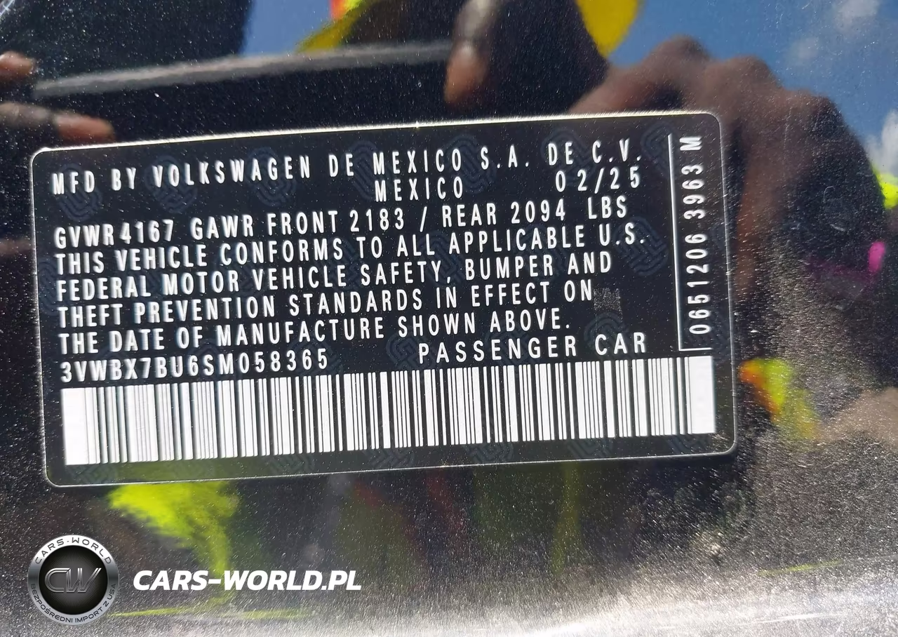 2025 Volkswagen Jetta 1.5T Sport VIN:3VWBX7BU6SM058365 - 9