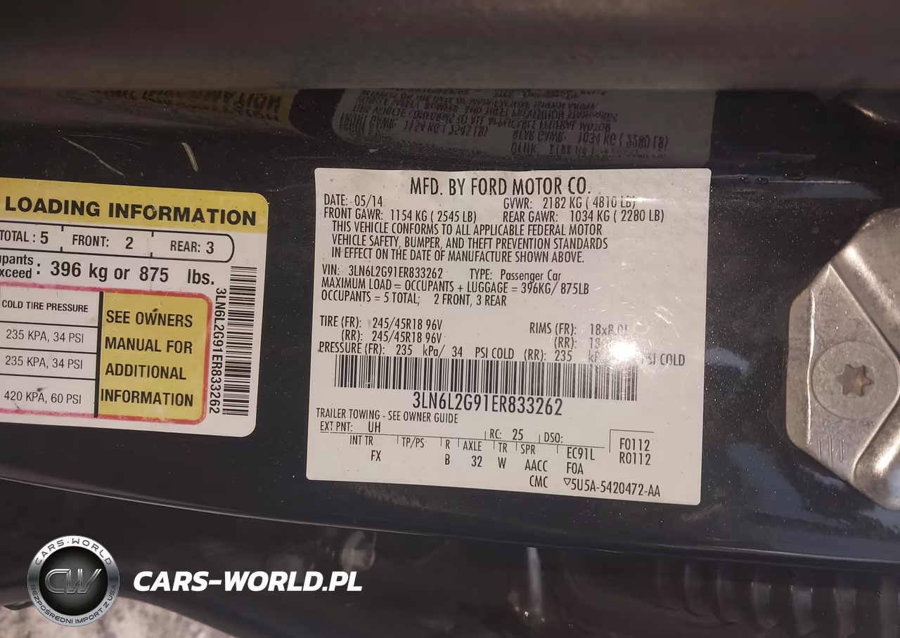 2014 Lincoln Mkz VIN:3LN6L2G91ER833262 - 9