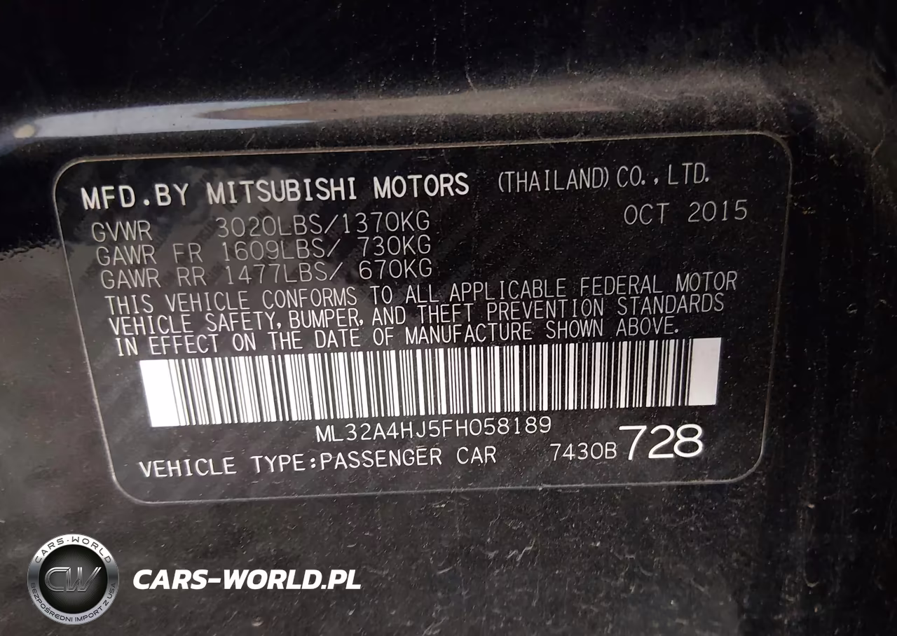 2015 Mitsubishi Mirage Es VIN:ML32A4HJ5FH058189 - 9
