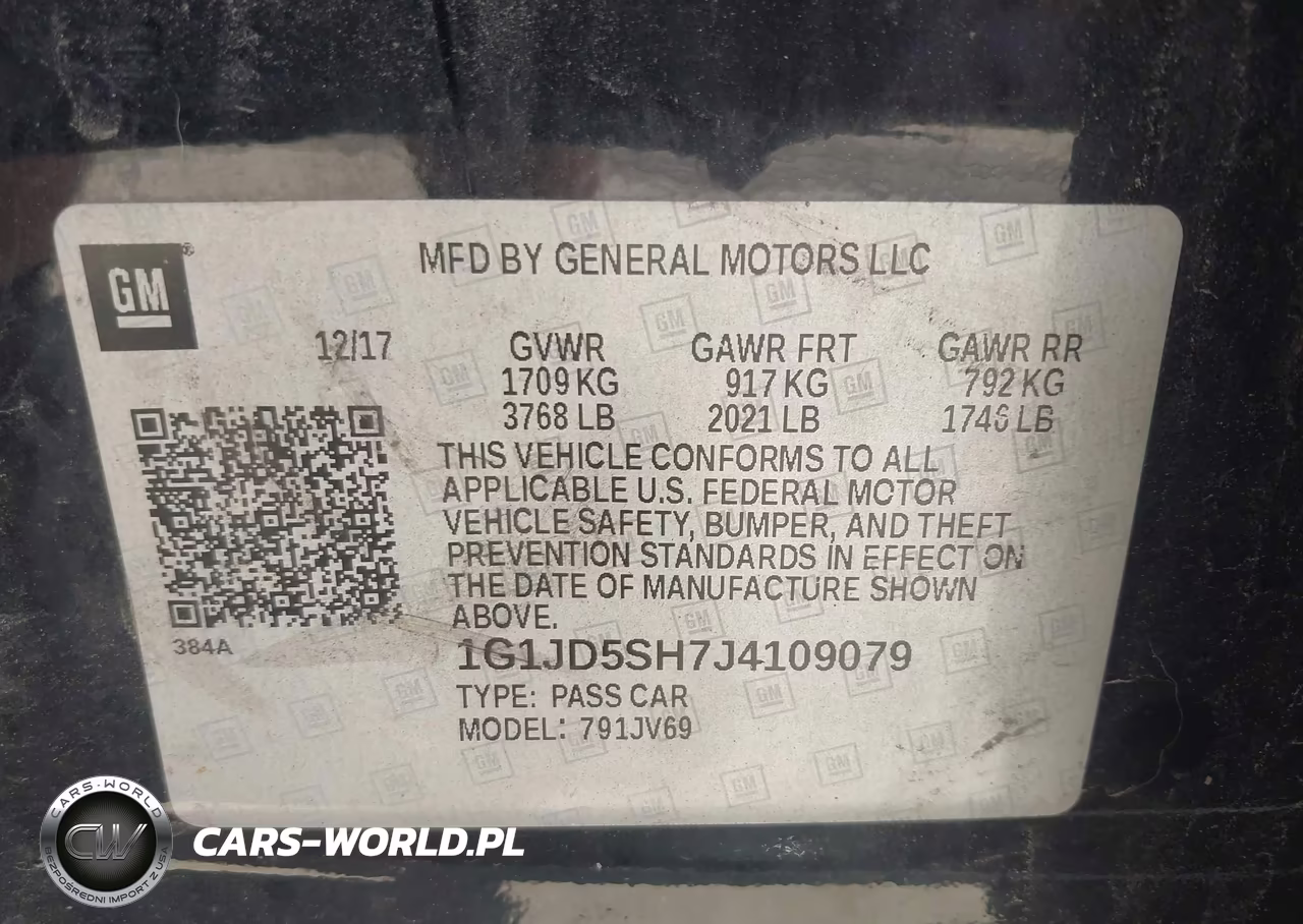 2018 Chevrolet Sonic Lt Auto VIN:1G1JD5SH7J4109079 - 9