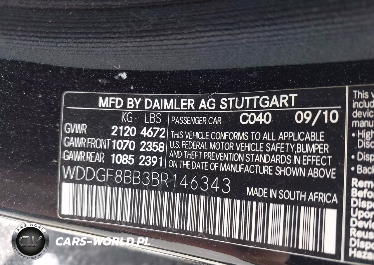2011 Mercedes-Benz C 300 Luxury 4Matic-Sport 4Matic VIN:WDDGF8BB3BR146343 - 9