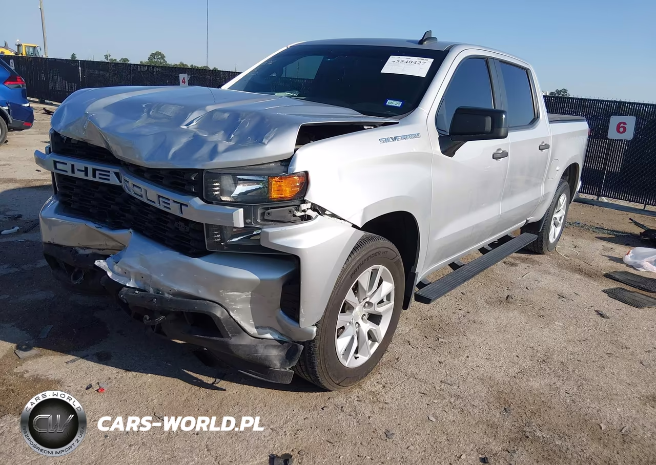 2021 Chevrolet Silverado 1500 2Wd Short Bed Custom VIN:3GCPWBEKXMG408560 - 2