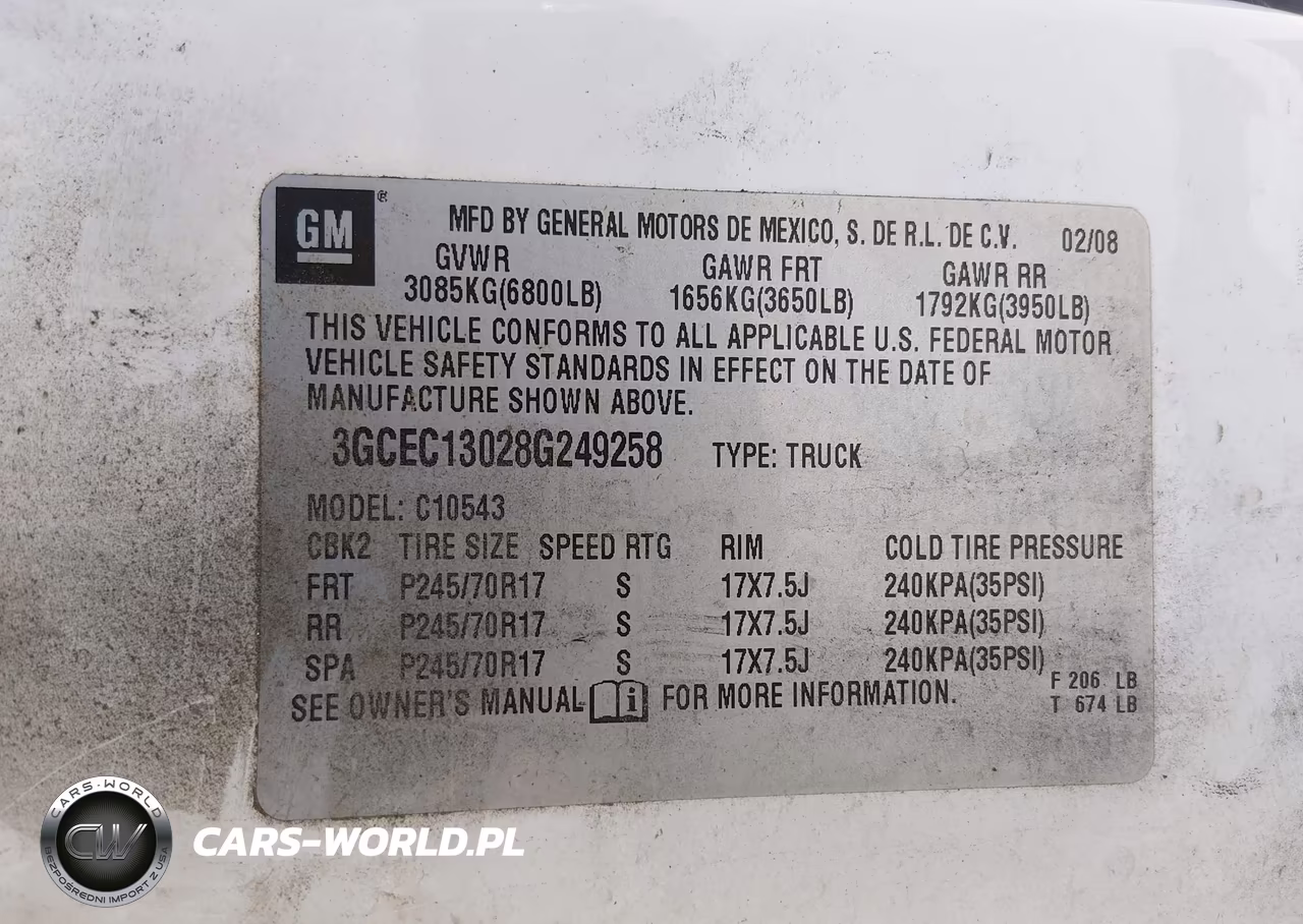 2008 Chevrolet Silverado 1500 Lt1 VIN:3GCEC13028G249258 - 9