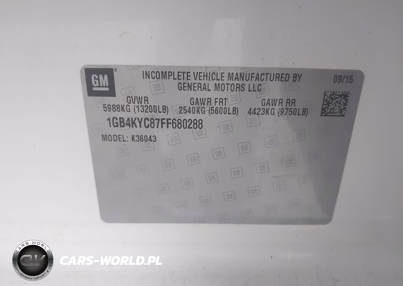 2015 Chevrolet Silverado 3500Hd Chassis Wt VIN:1GB4KYC87FF680288 - 8