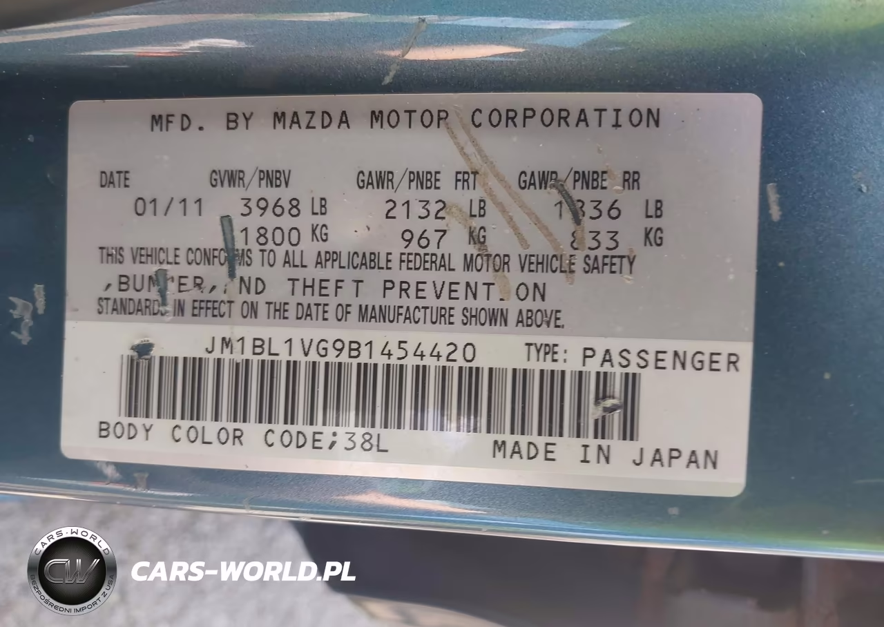 2011 Mazda Mazda3 I Touring VIN:JM1BL1VG9B1454420 - 9