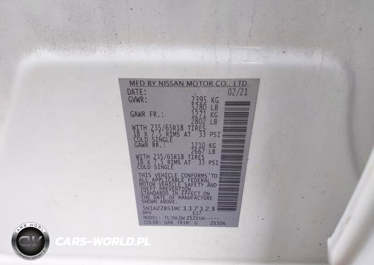 2021 Nissan Murano Sv Intelligent Awd VIN:5N1AZ2BS1MC117123 - 9