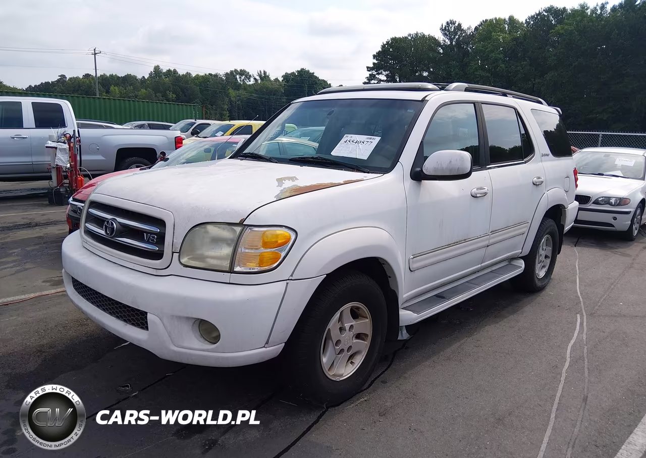 2002 Toyota Sequoia Limited V8 VIN:5TDZT38AX2S087337 - 2