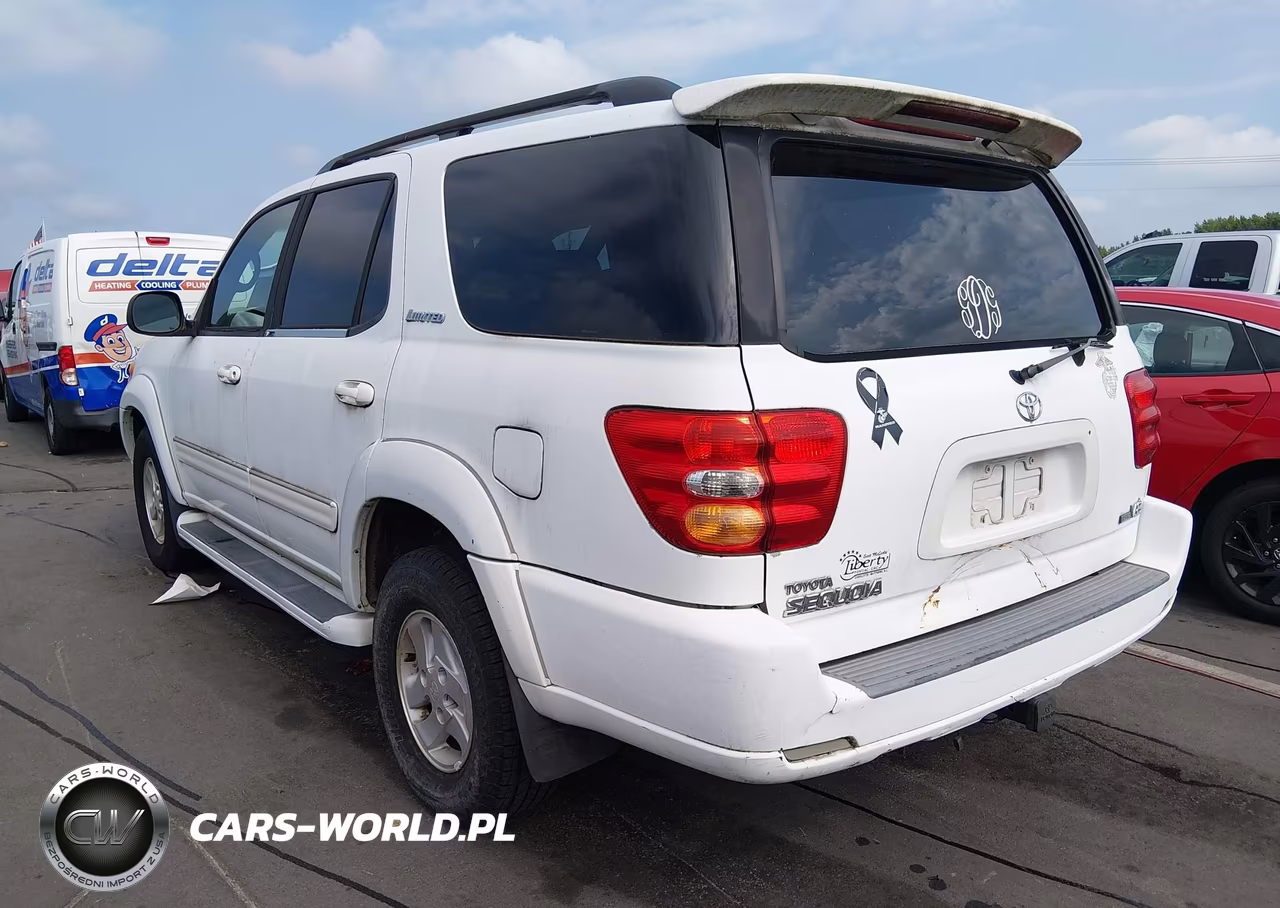 2002 Toyota Sequoia Limited V8 VIN:5TDZT38AX2S087337 - 3