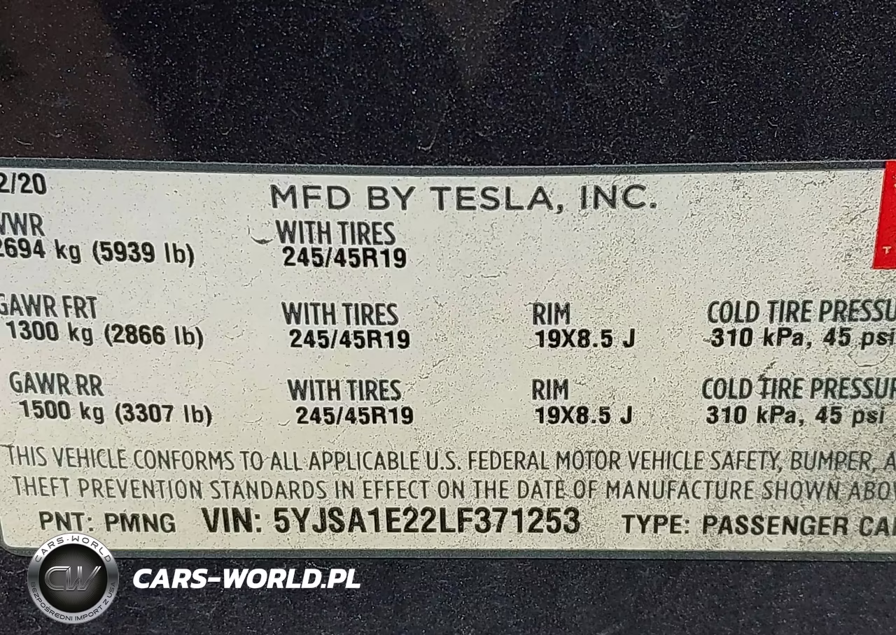2020 Tesla Model S Long Range Dual Motor All-Wheel Drive-Long Range Plus Dual Motor All-Wheel Drive VIN:5YJSA1E22LF371253 - 9