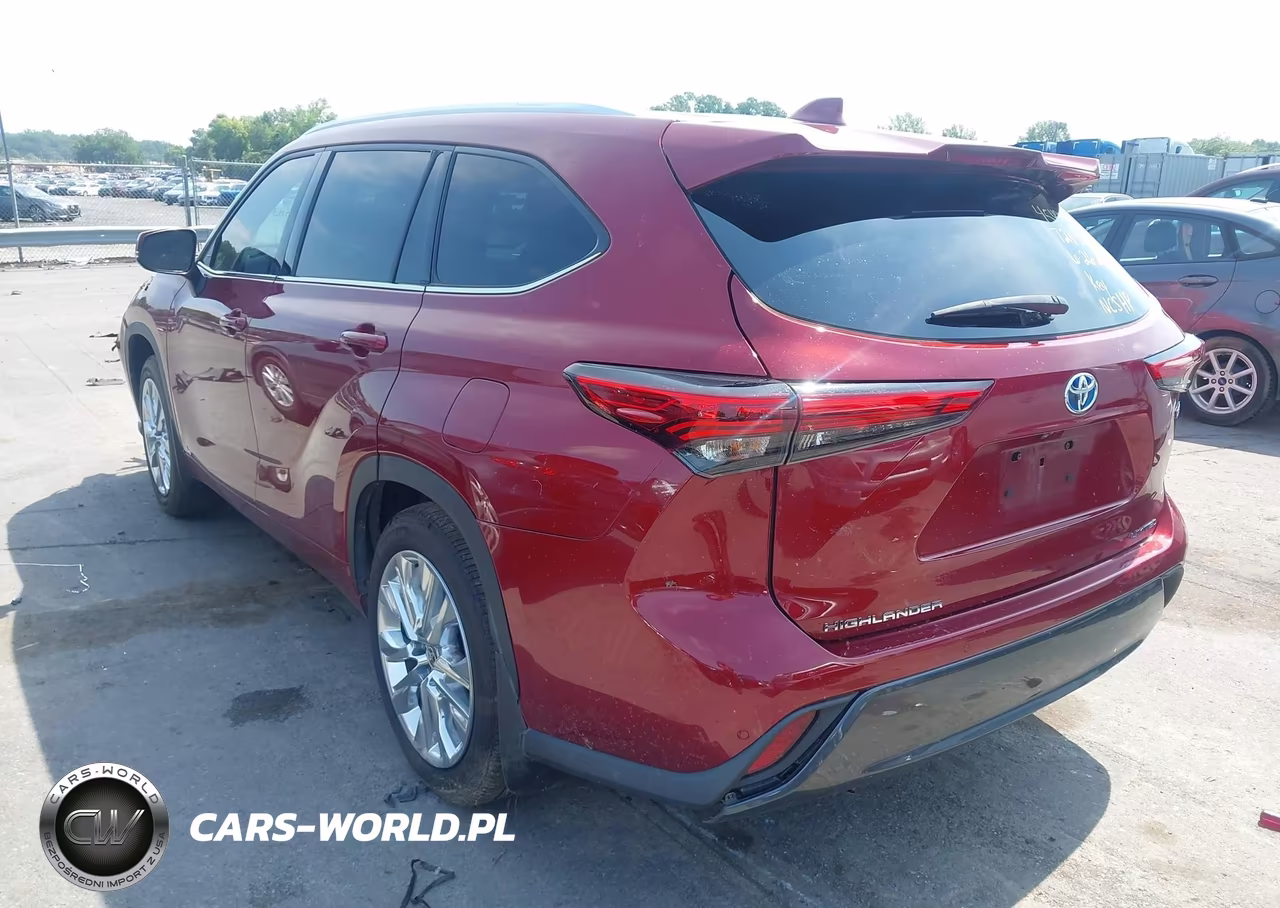 2022 Toyota Highlander Hybrid Limited VIN:5TDXBRCHXNS557243 - 3