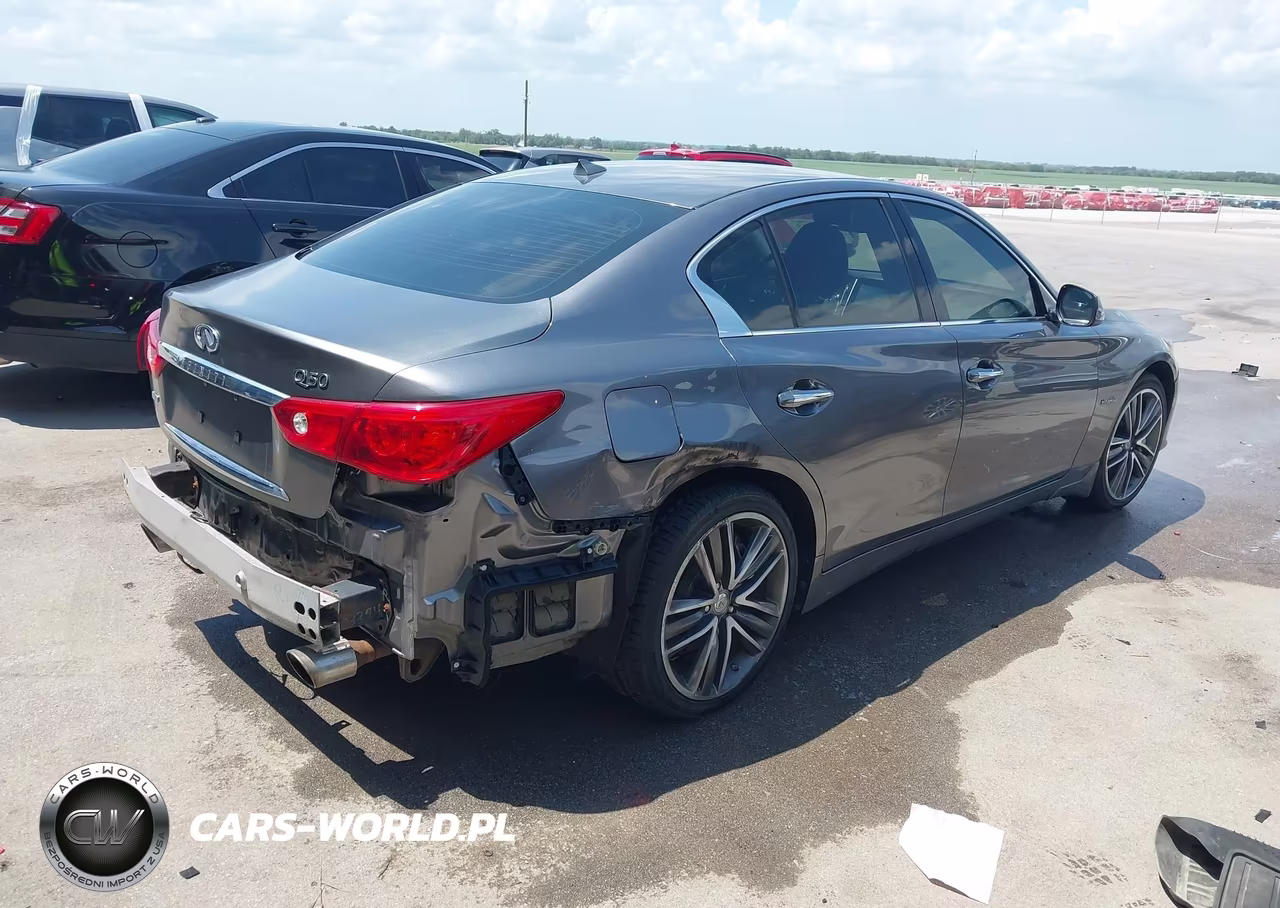 2014 Infiniti Q50 Hybrid Sport VIN:JN1AV7AR3EM702814 - 4