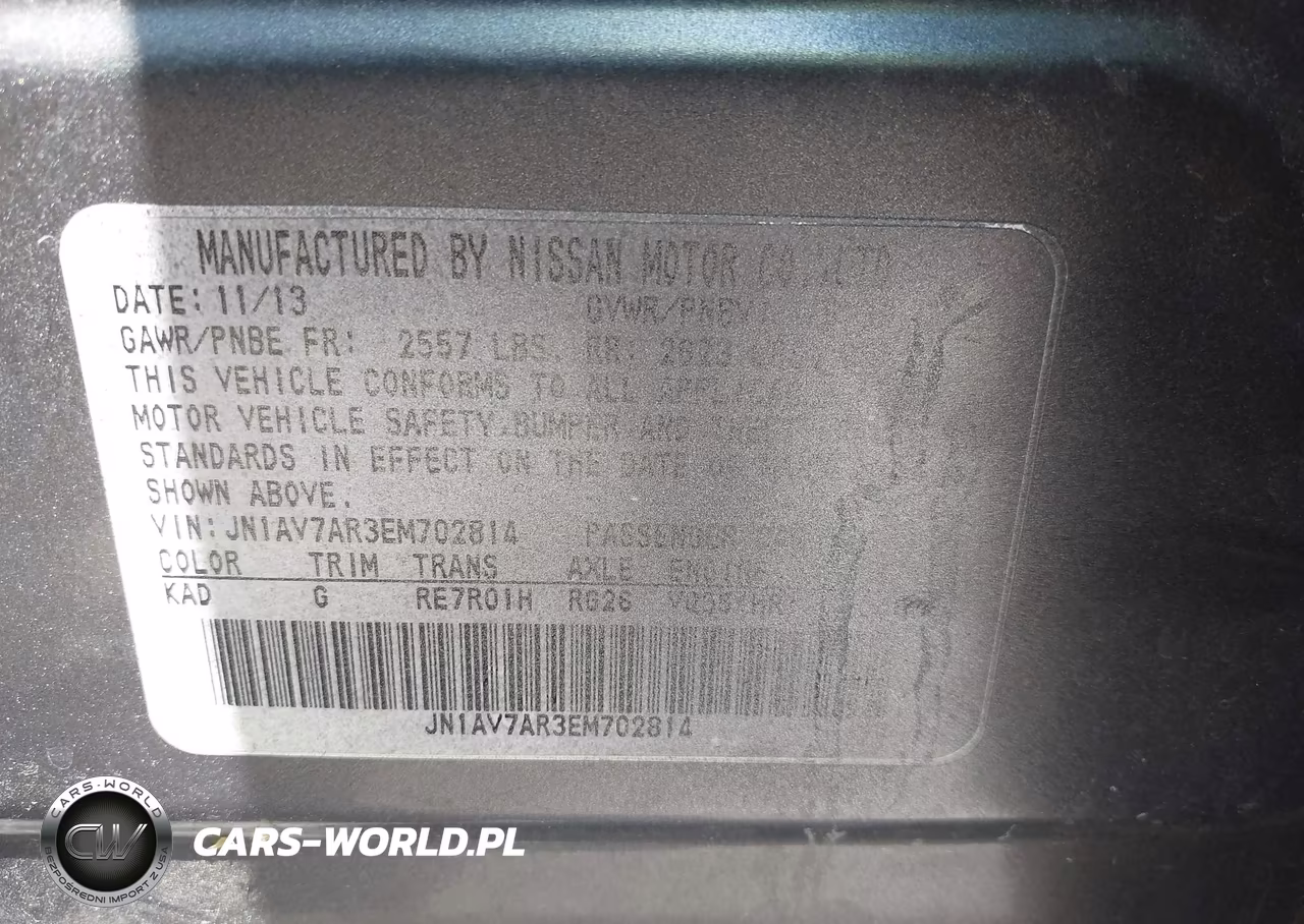 2014 Infiniti Q50 Hybrid Sport VIN:JN1AV7AR3EM702814 - 9