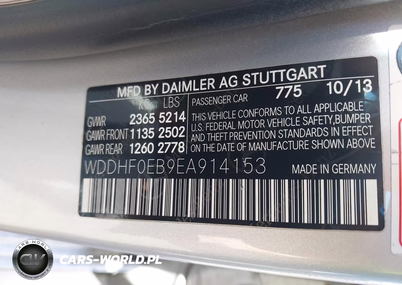 2014 Mercedes-Benz E 250 Bluetec VIN:WDDHF0EB9EA914153 - 9