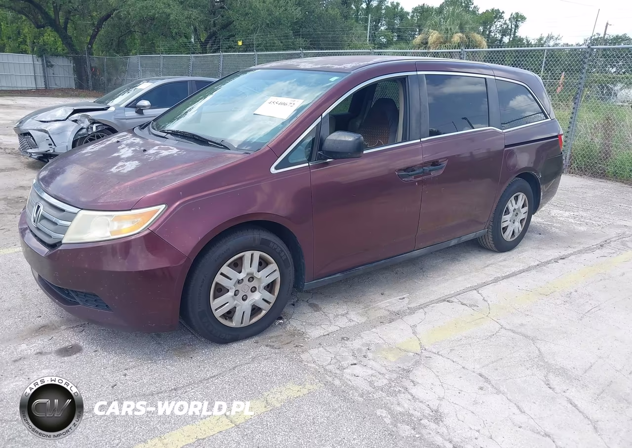 2012 Honda Odyssey Lx VIN:5FNRL5H28CB089808 - 2
