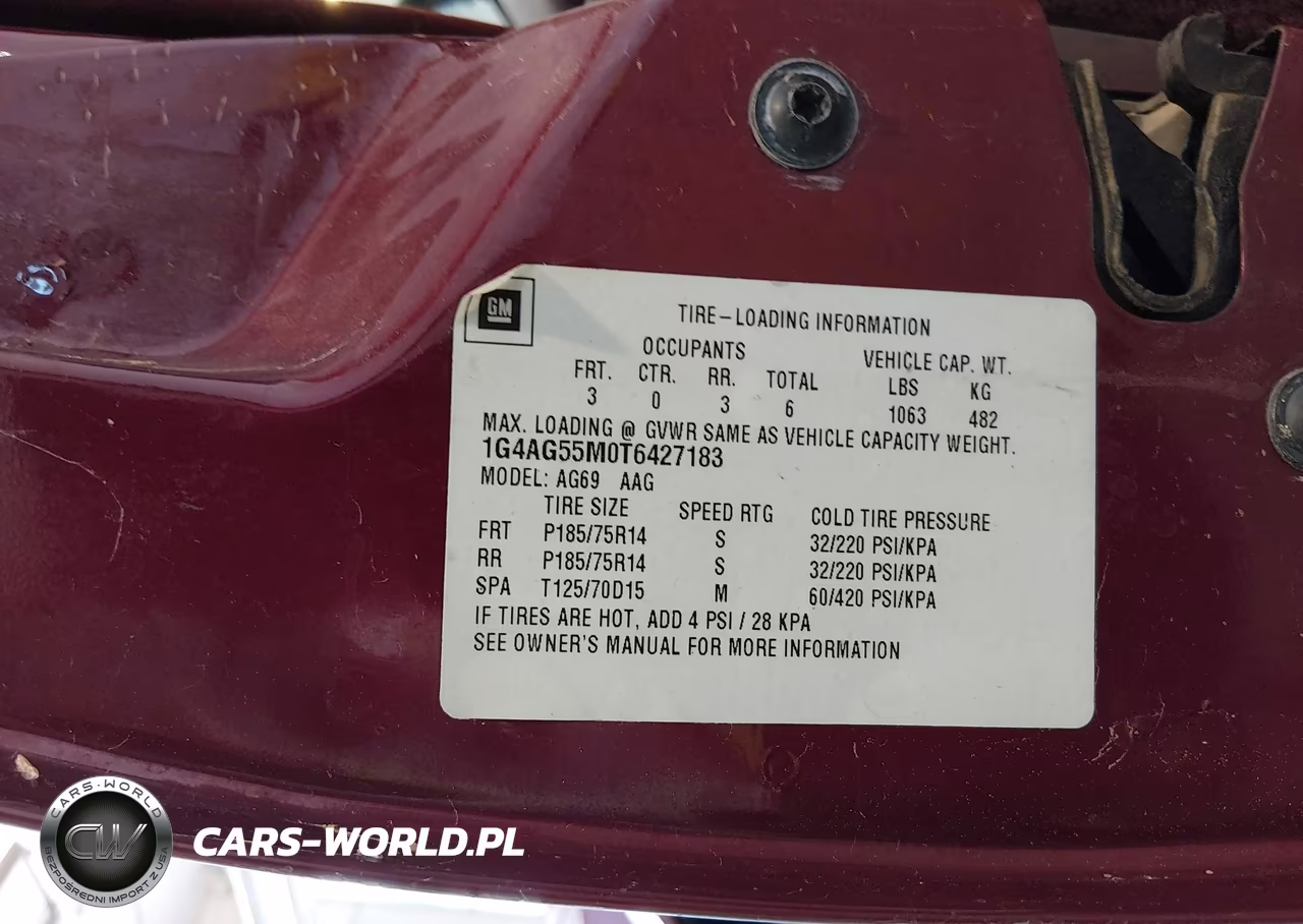 1996 Buick Century Special-Custom-Limited VIN:1G4AG55M0T6427183 - 9